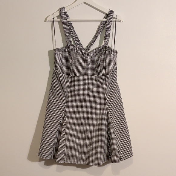 ANTHROPOLOGIE MAEVE gingham mini dress - size large - Picture 3 of 9